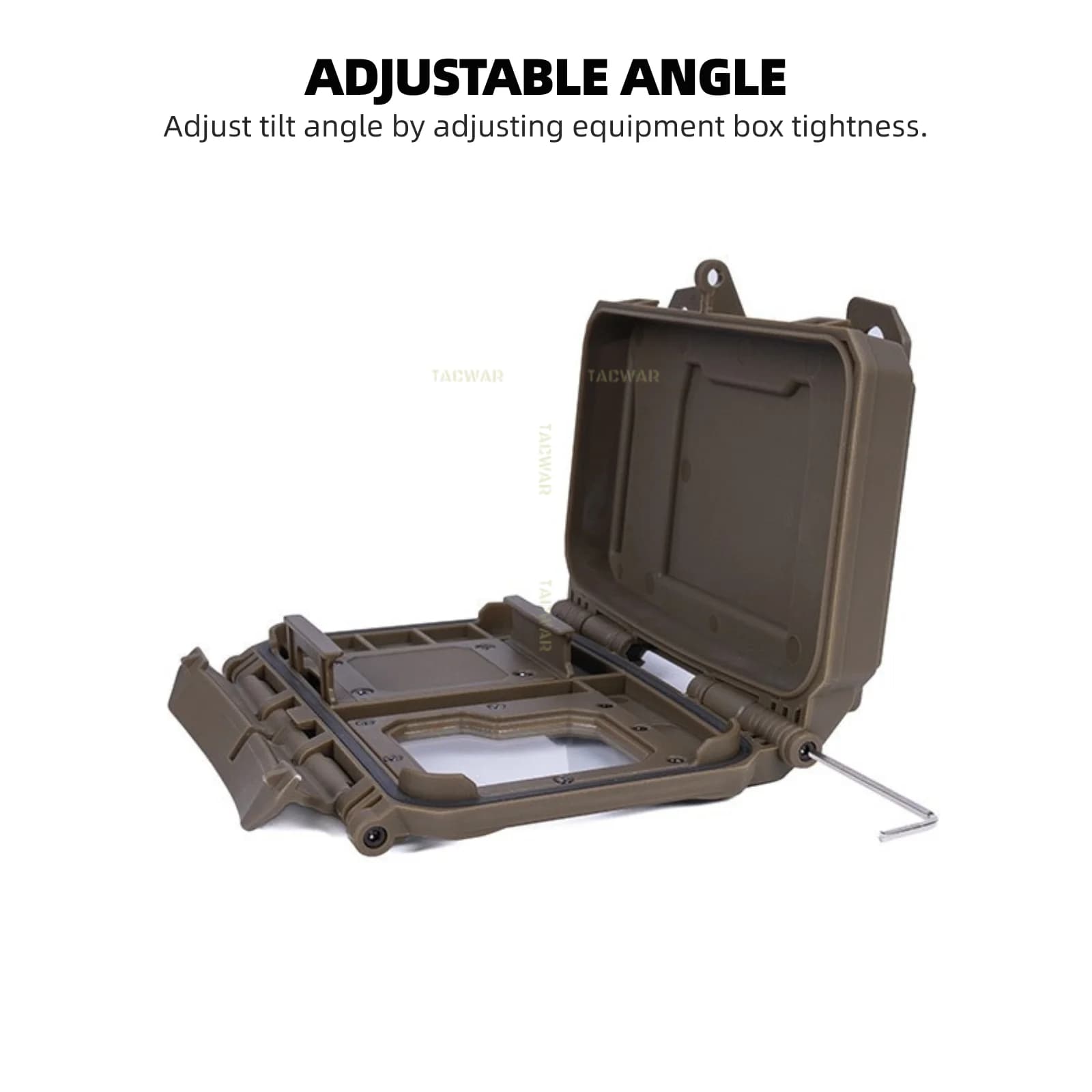 Boîtier rangement téléphone tactique MOLLE V2 - Support navigation pêche airsoft chasse