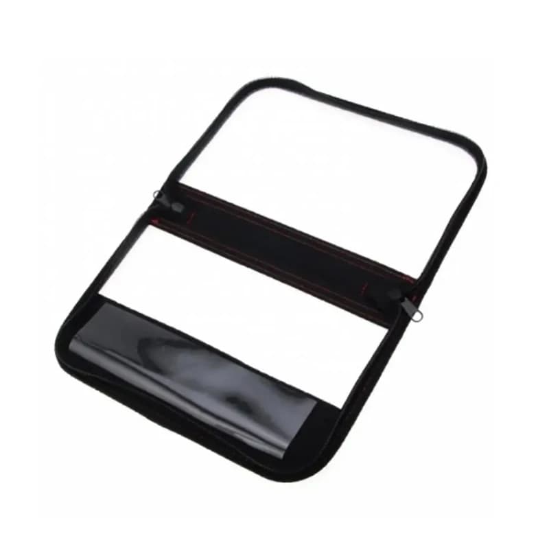 Boîte de rangement transparente pour leurres calamars - Étui pêche avec fermeture éclair double sens