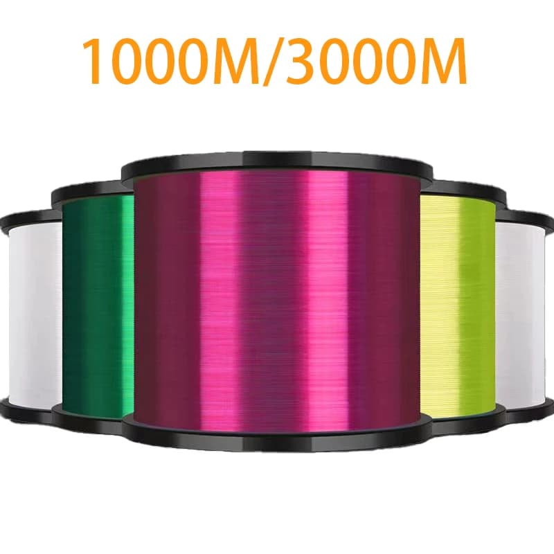 Nouvelle arrivée 2022 ligne pêche 3000m fluorocarbone - Monofilament japonais haute qualité super résistant pour pêche
