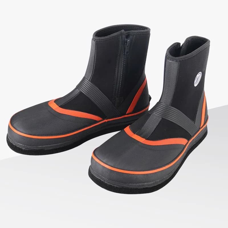 Chaussures de pêche à la mouche Outdoor Unisex Rock, bottes waders imperméables respirantes, semelle anti-dérapante à pointes