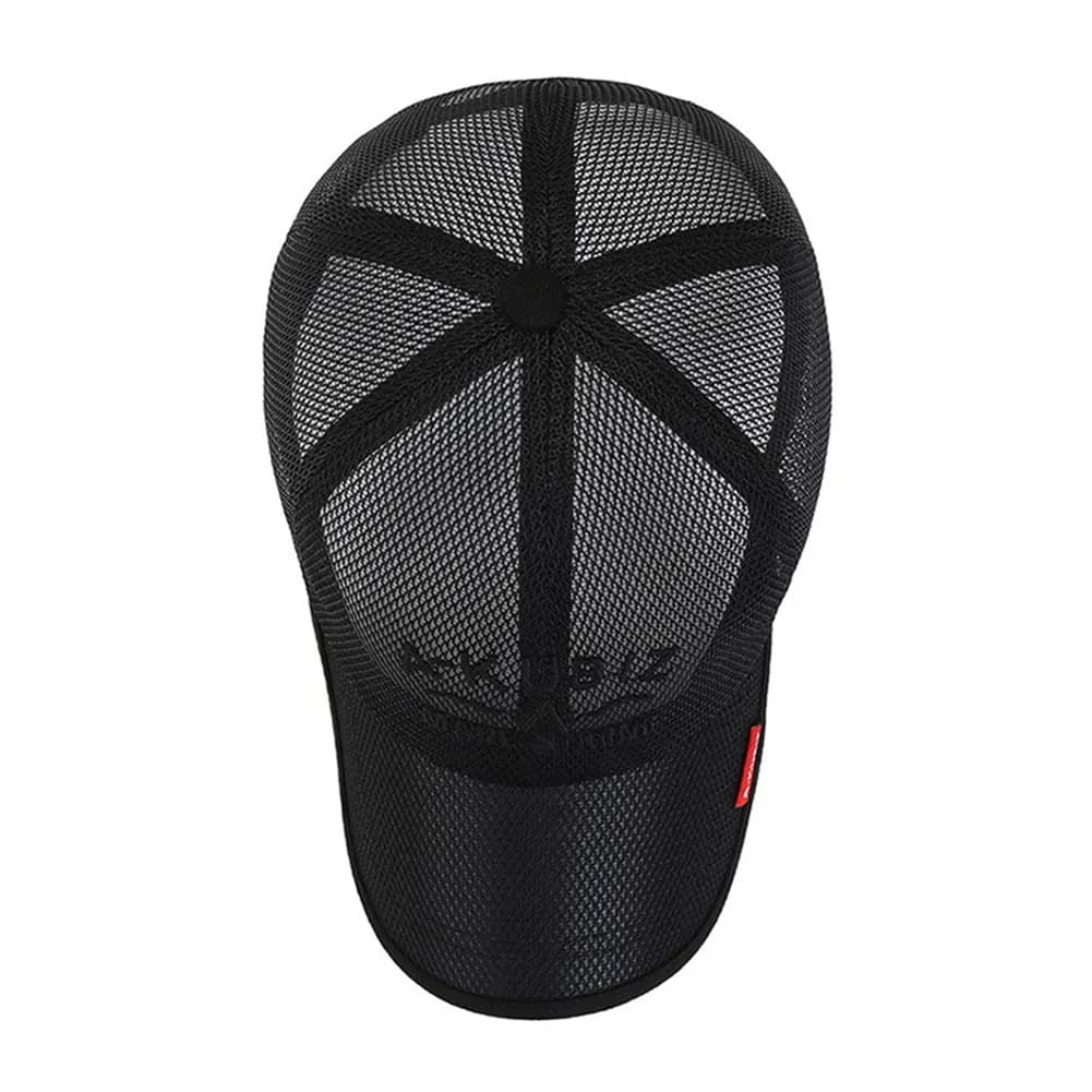 Casquette mesh protection UV pêche été - Chapeau camping randonnée respirant unisexe
