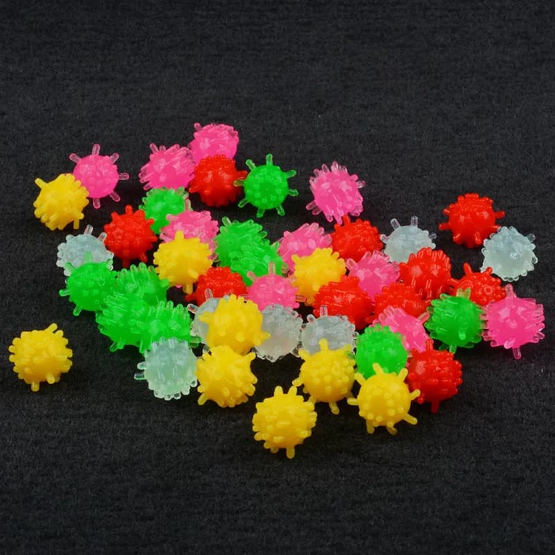 Billes épineuses flottantes multicolores saveur maïs pour carpe - Appâts mine souples