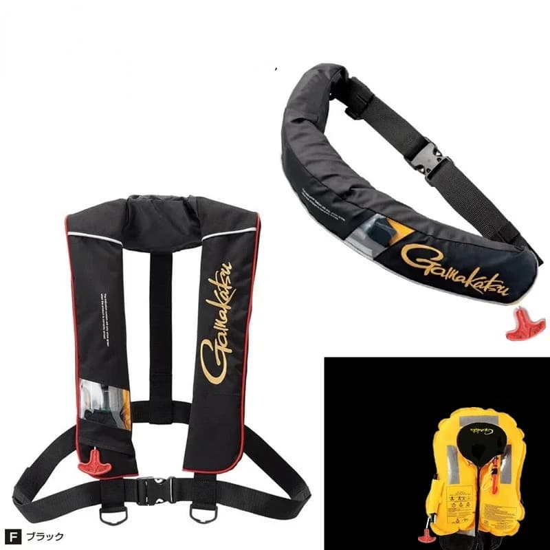 Gilet de sauvetage gonflable pour pêche homme - Veste de flottaison automatique sans bouteille de gaz