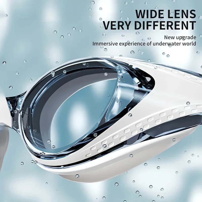 Lunettes natation YUKE professionnelles HD étanches confort anti-buée UV sports nautiques réglables