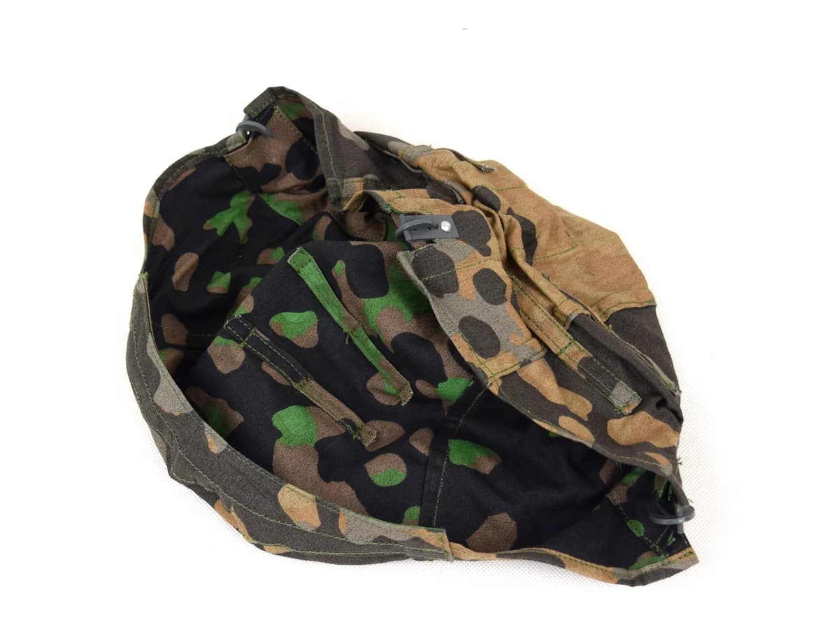 Housse réversible pour casque allemand M35 couleur Plane Tree - Double camouflage pour pêche