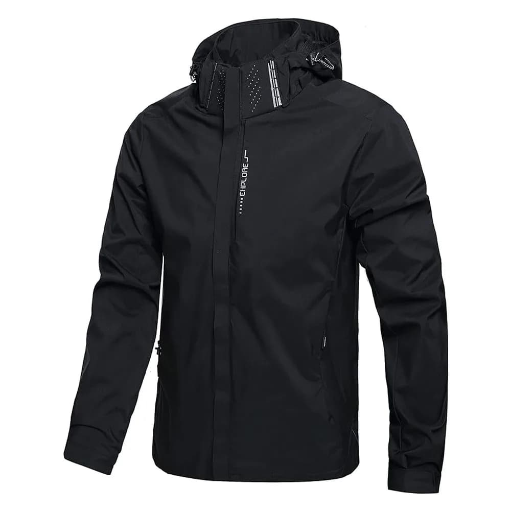 Veste pêche imperméable avec capuche - Vêtement technique pour pêche en conditions humides