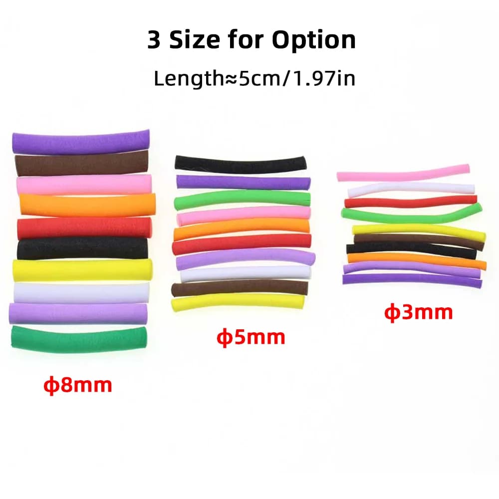 Mousse flottante zig rig 12 pièces 3-8mm pour pop up carpe montage hair rig pêche flottante