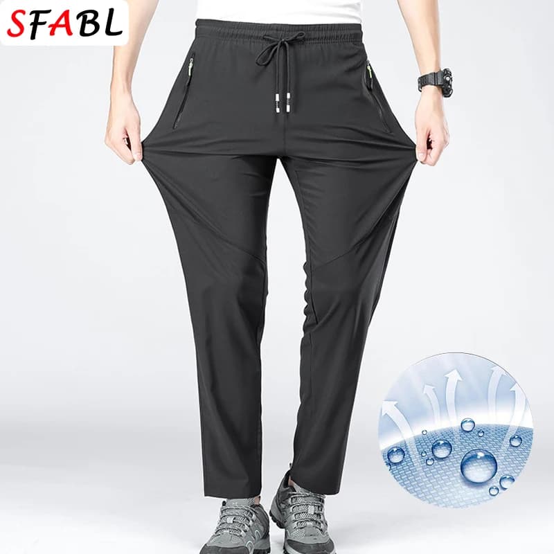 Pantalon randonnée pêche 5XL stretch homme - Séchage rapide et poches zippées pratiques