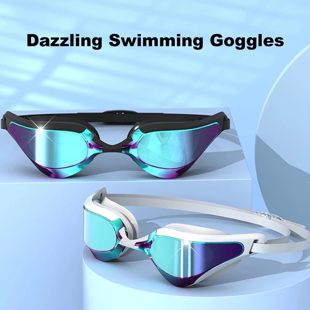 Nouveautés 2024 : lunettes natation adultes professionnelles étanches grand angle anti-UV