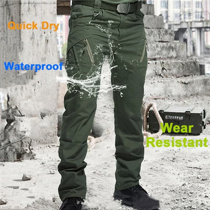Pantalon cargo été léger pour pêche - Imperméable séchage rapide randonnée pêche