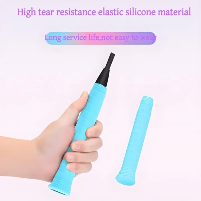 Manchon silicone lavable élastique pour canne à pêche - Couverture poignée étanche anti-dérapante