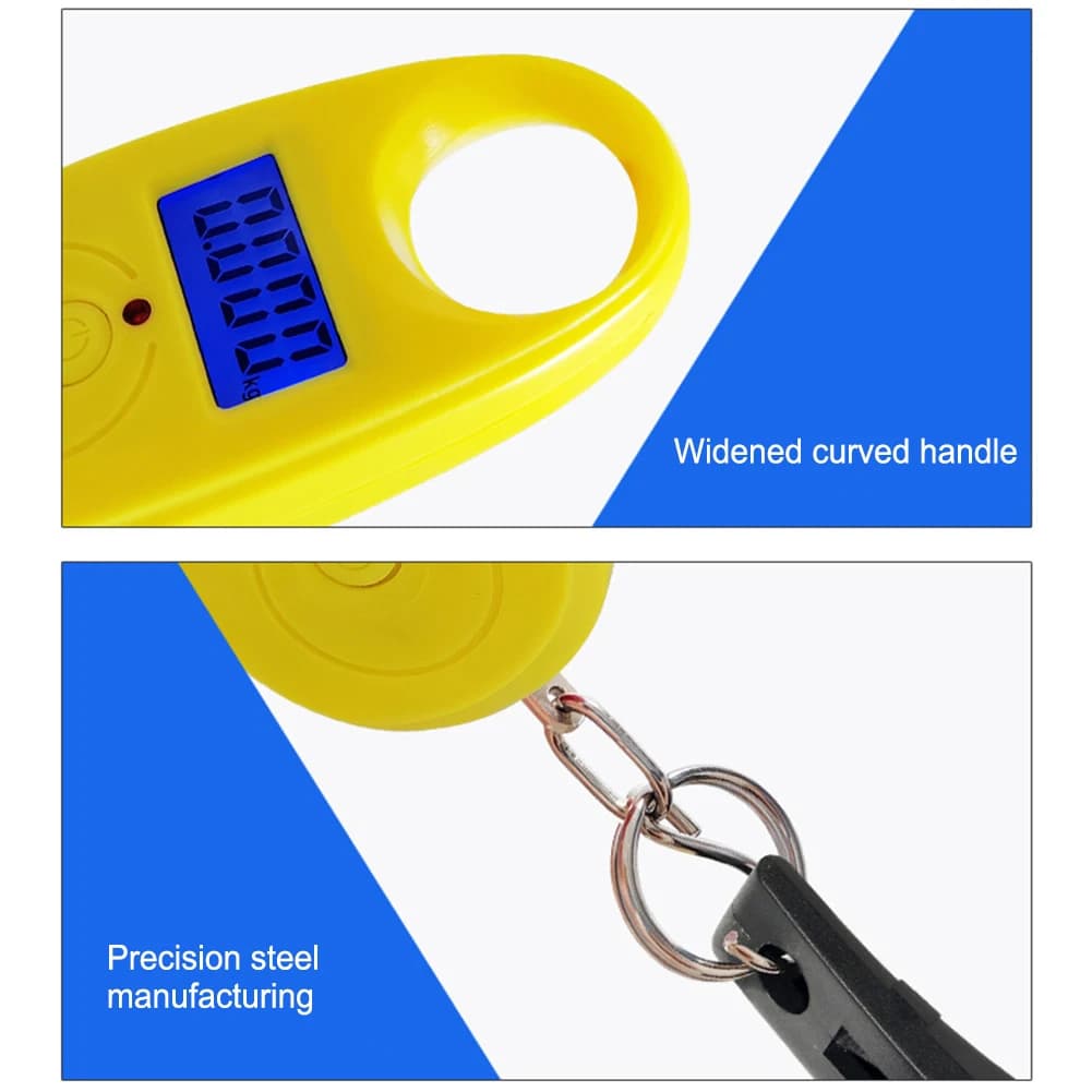 Balance pêche portative APWIKOGER 40kg 3 modes pesée avec forceps pour maitriser le poisson en extérieur