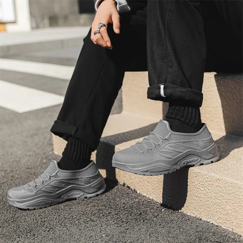 Bottes de pluie mode basses homme confortables slip-on pêche chef sécurité
