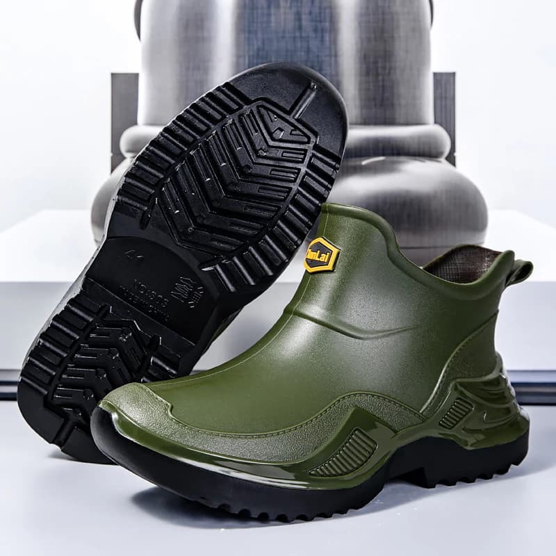 Bottes de pluie couple printemps nouvelles fonctionnelles confortables semelles épaisses outdoor fashion
