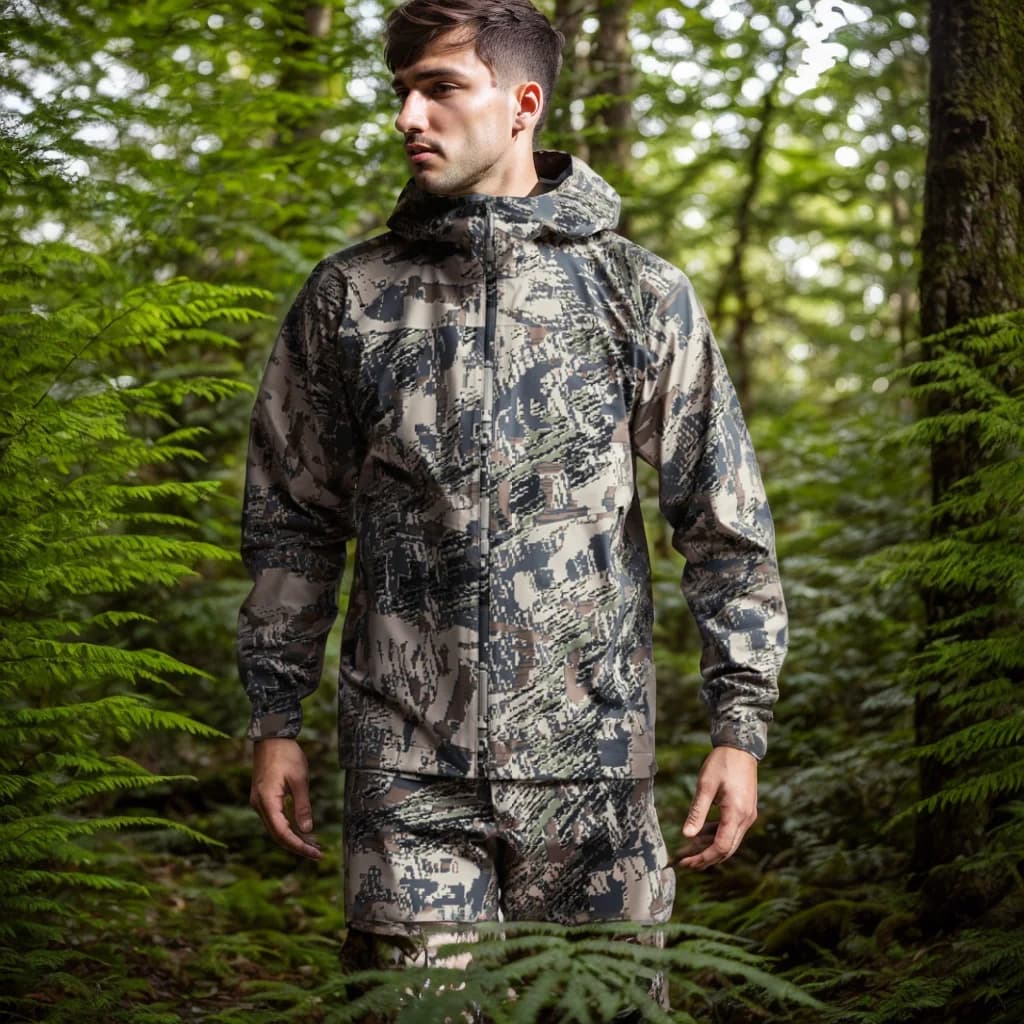 Veste de pluie chasse homme point de rosée camouflage pêche vêtements chasse imperméable