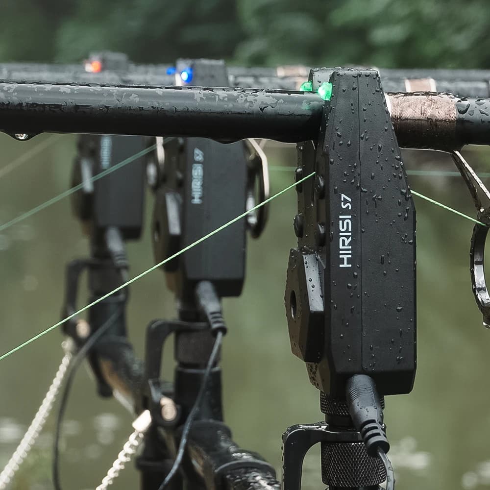 Set d'alarme sans fil Hirisi S7 étanche - Indicateur de touches pour pêche à la carpe 1+4