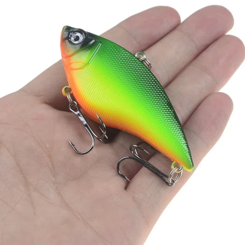 Leurre de pêche VIB dur 7cm 16g pour brochet perche, appât artificiel avec hameçons triple