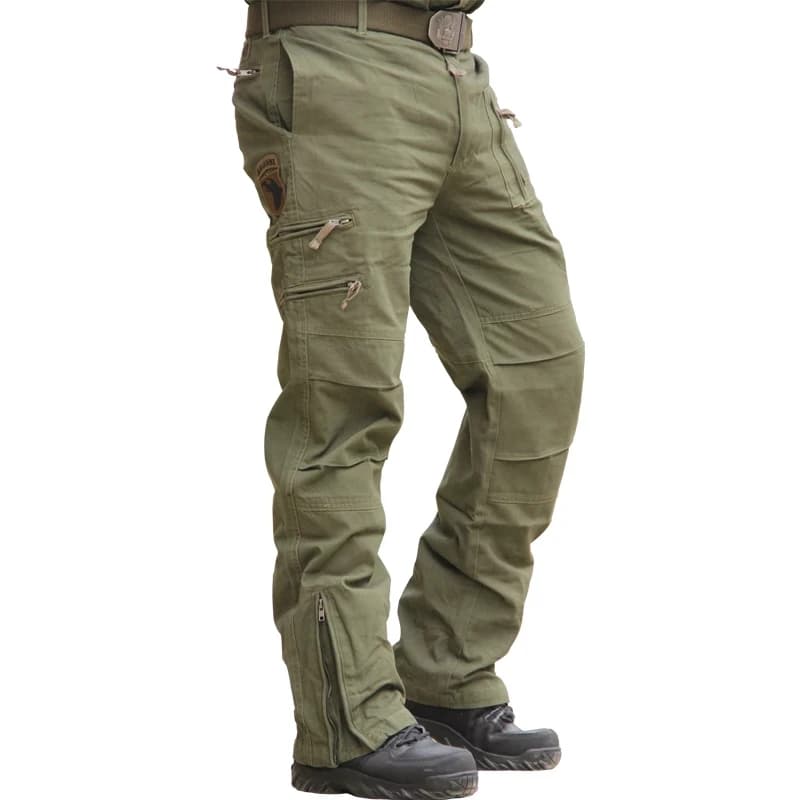 Salopette camouflage montagne pour hommes - Coton résistant zip droit - Pantalon tactique pêche