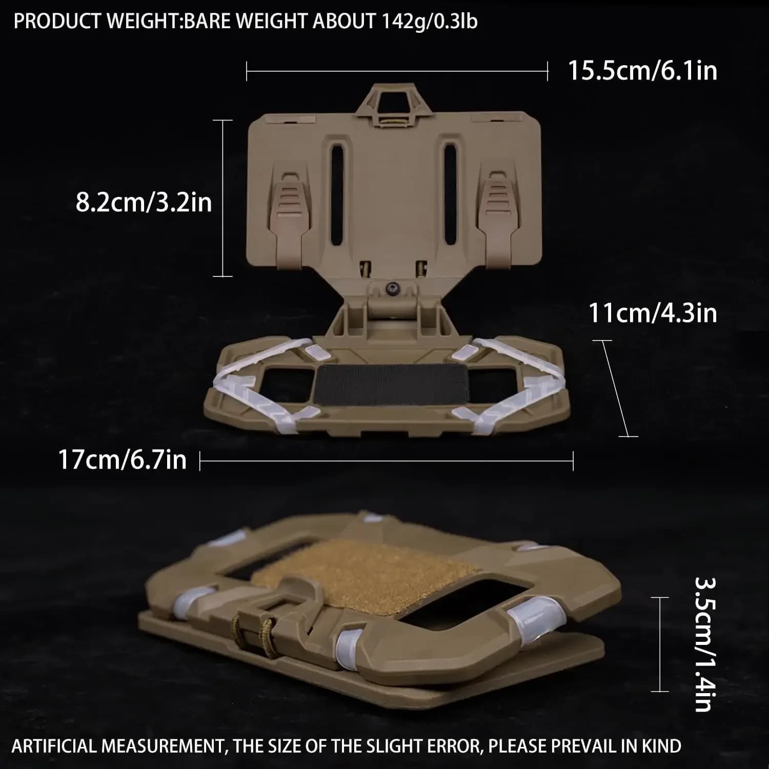 Porte-téléphone tactique MOLLE à accès rapide pour gilet de pêche et airsoft