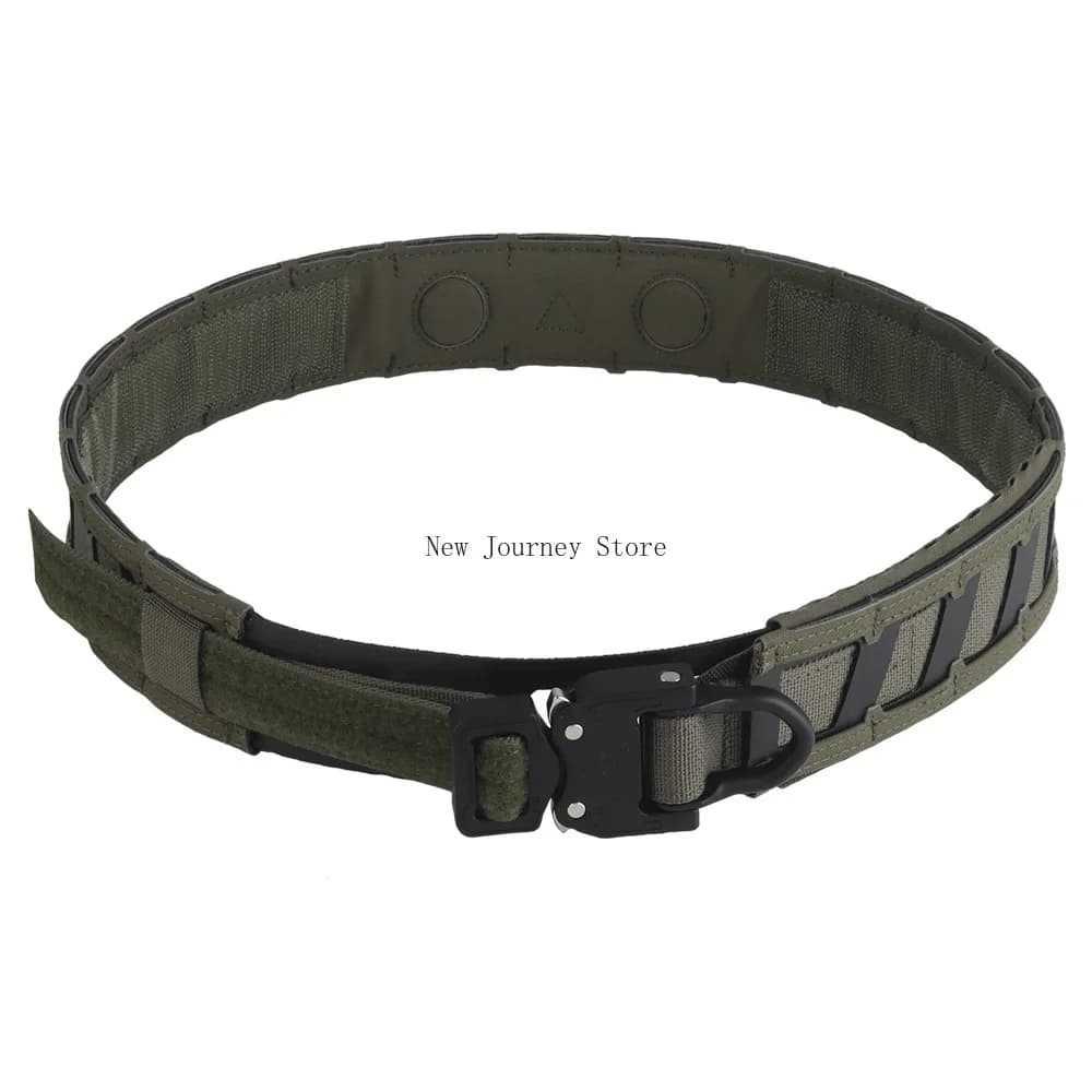 Ceinture tactique magnétique à double couche avec boucle quick pull pour pêche airsoft training