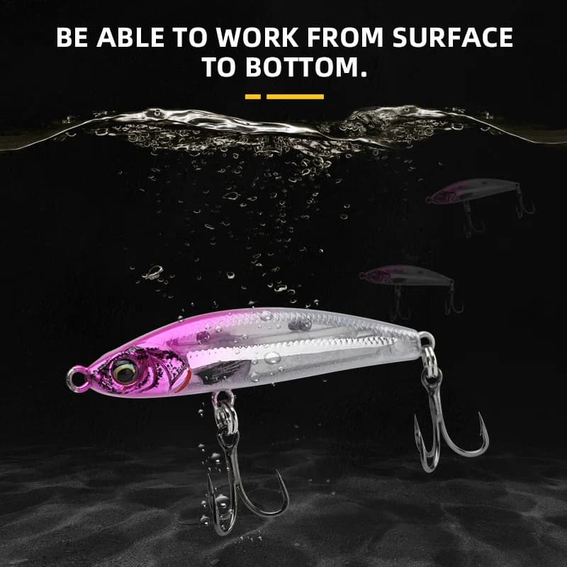 Leurre Exile 50 50mm 8g - Crayon plongeant heavy stick pour pêche en mer leurre minnow sans bavette