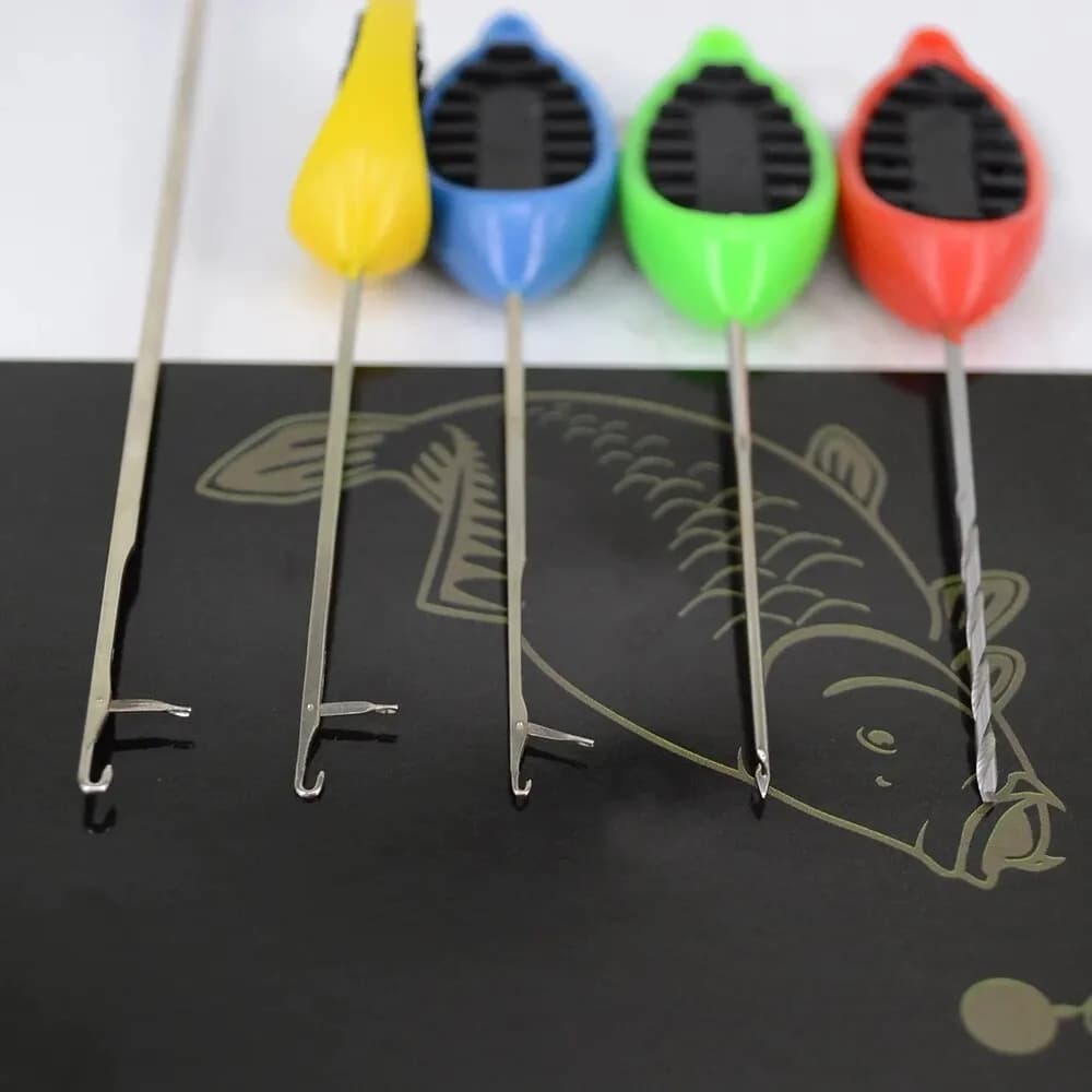 Set aiguilles Hirisi pour montage boilies carpe - outils confection appâts pêche