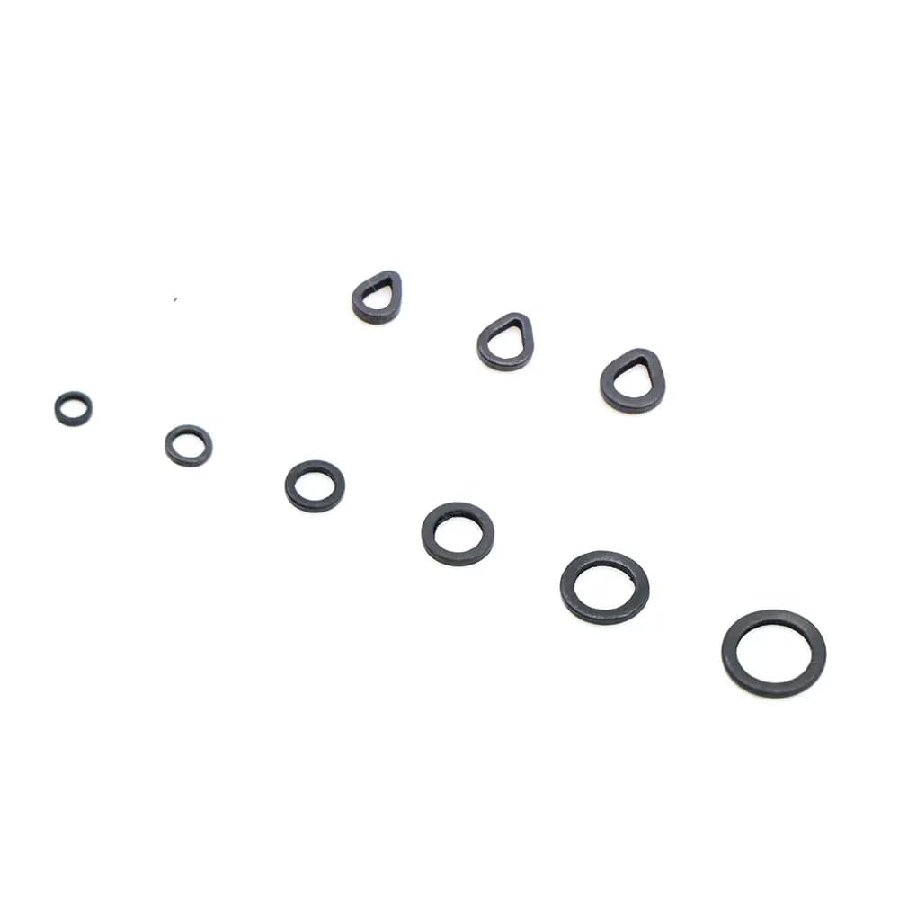 50 Pièces Swivels Ronds pour Pêche à la Carpe - Accessoires Montage Hair Rig Chod Pop up Boilie