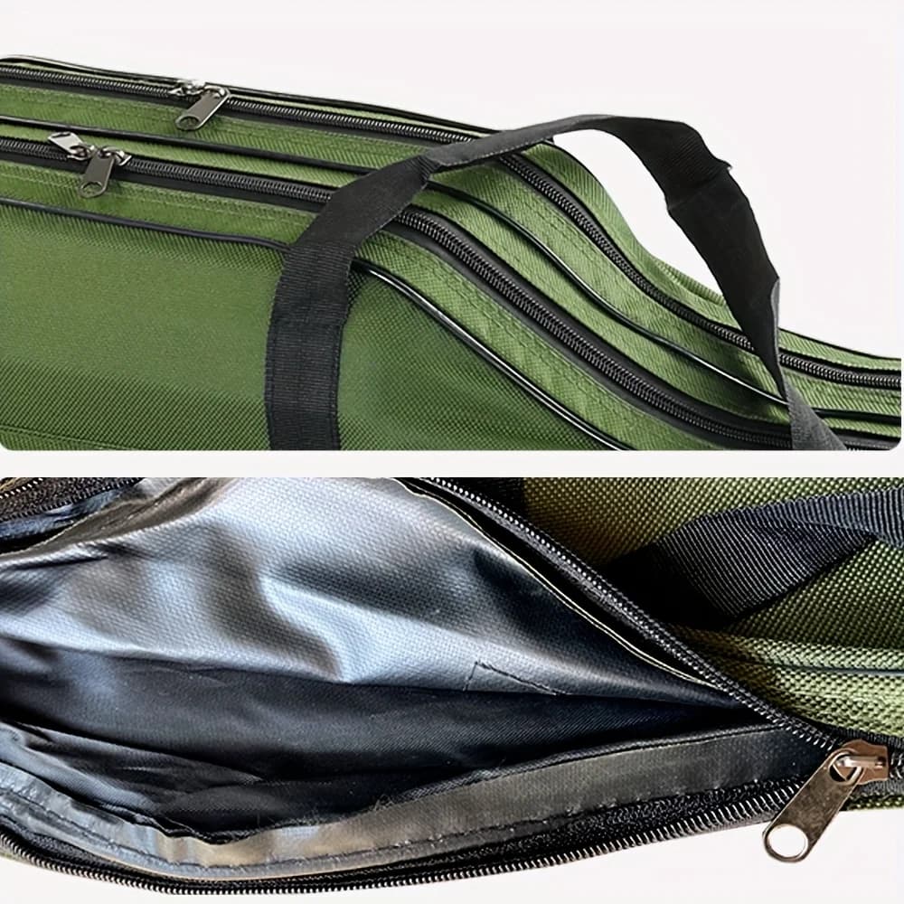 Sac à dos de pêche Oxford 3 couches 122/152/182cm pour cannes et accessoires de pêche extérieur