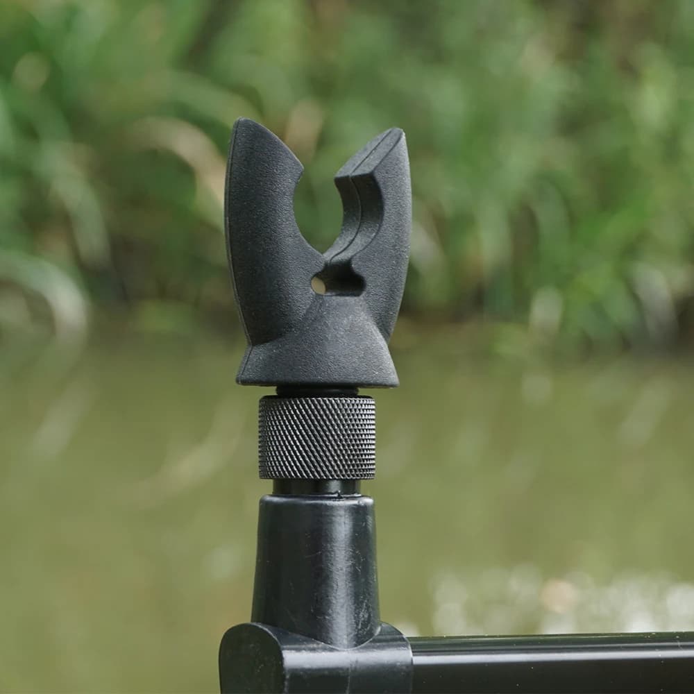 Tête de support de canne avec grip caoutchouc pour alarmes de pêche à la carpe - Modèle AC170