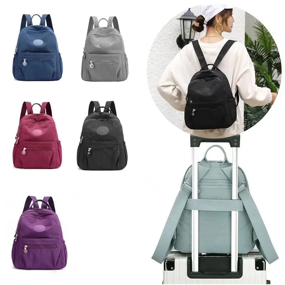 Petit sac à dos léger étanche grande capacité, étudiant voyage résistant épaule casual