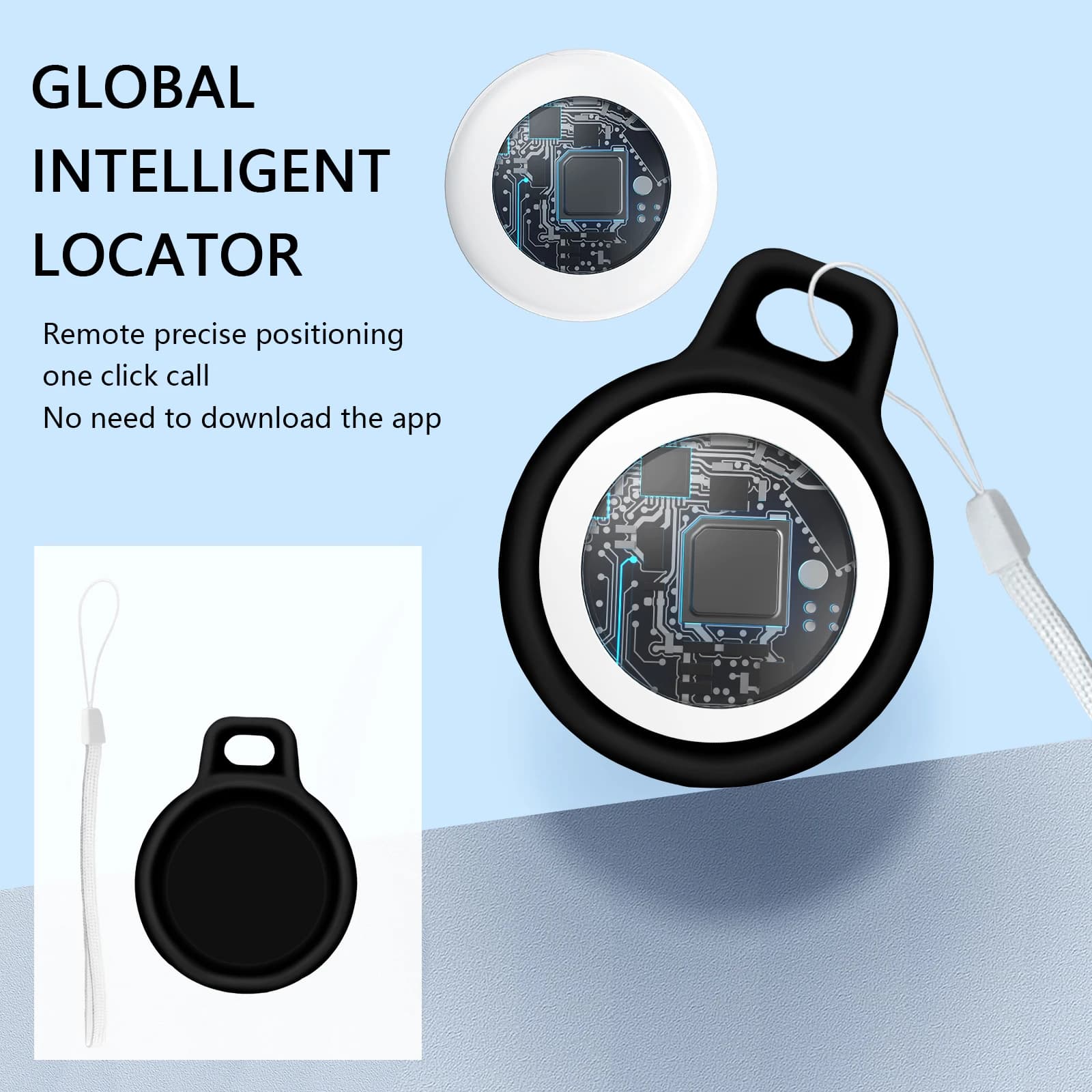 Tracker Bluetooth GPS Timethinker - Compatible Apple Find My pour animaux de pêche iOS