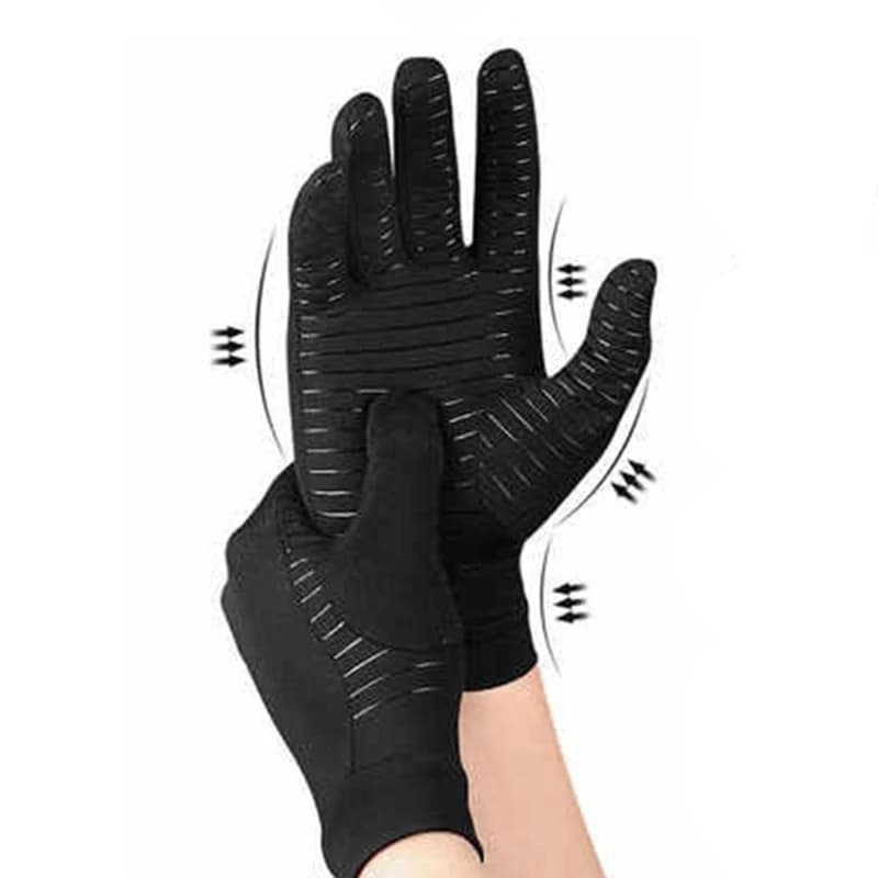 Gants de compression en cuivre pour arthrite, soutien poignet sans glissement pour pêcheurs longue durée