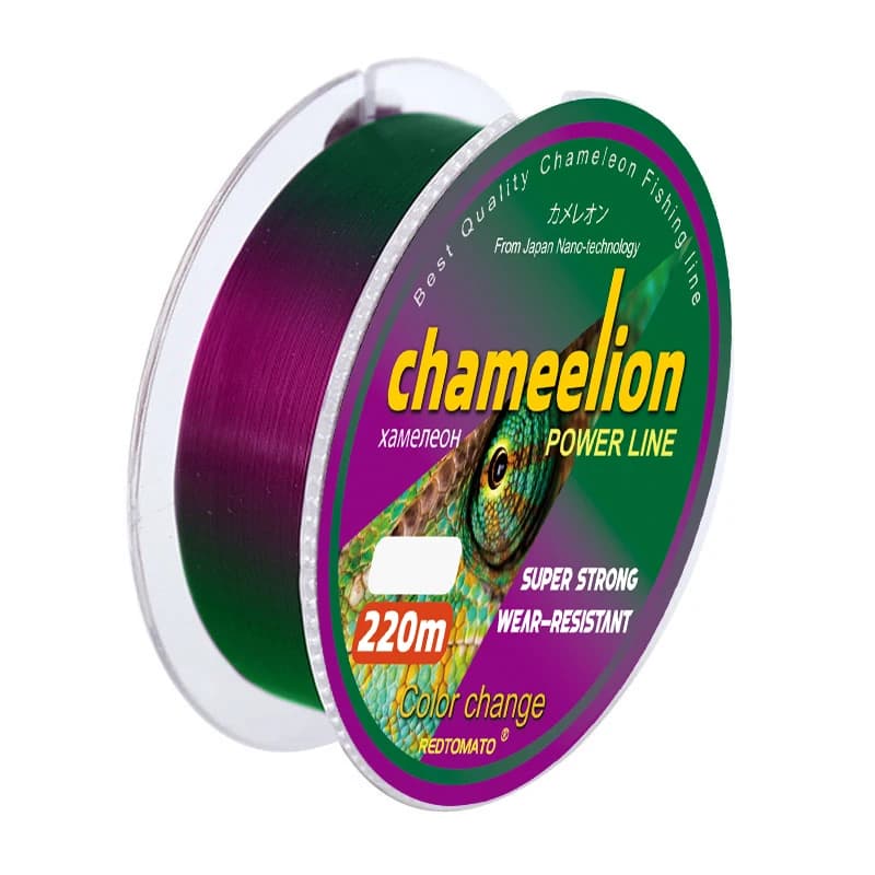 Ligne de pêche monofilament fluorocarbone 220m, résistante et changeante à l'eau, couleur Japon