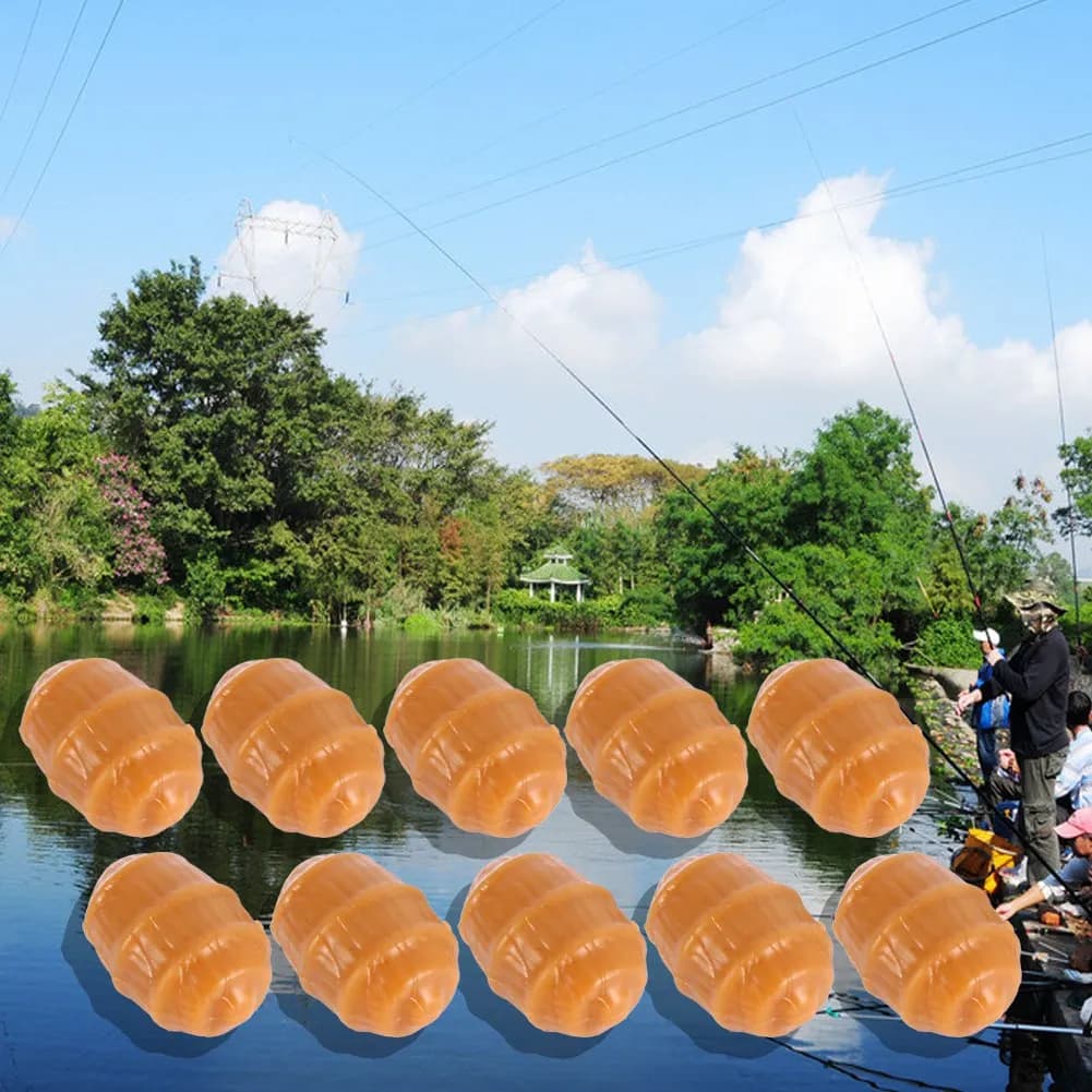 Leurre flottant artificiel noix tigrée pour pêche à la carpe - appât pop-up et pellets