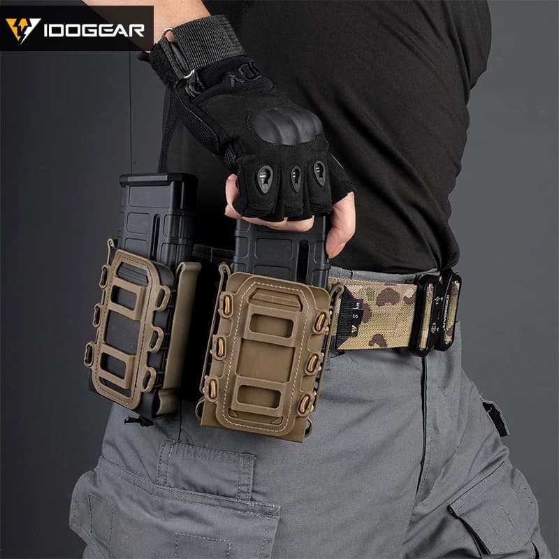 Poches tactiques pour chargeurs MOLLE, transport sécurisé pour accessoires pêche en bateau