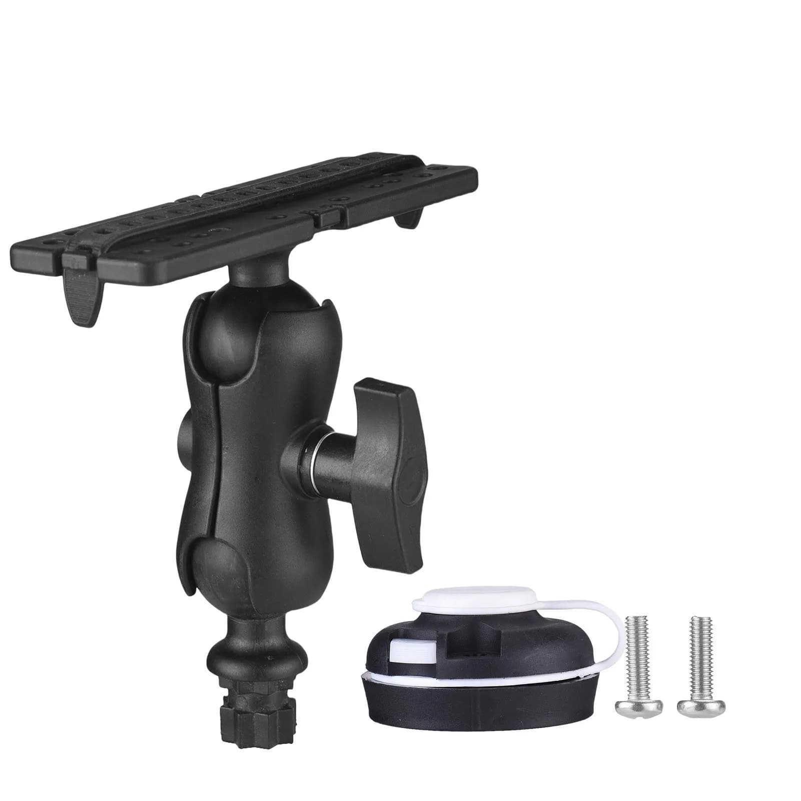 Support sondeur kayak sur rail avec base rectangulaire - système d'installation accessoires pêche kayak