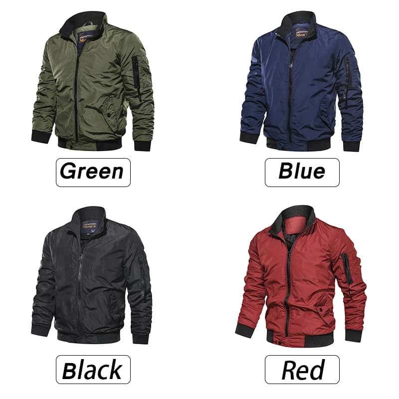 Nouvelle veste militaire homme automne hiver bomber décontractée outdoor coupe-vent armée grande taille 5XL pêche