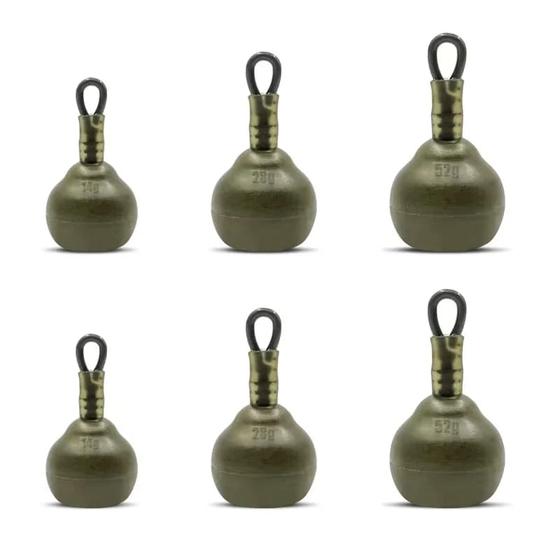 3 plombs de pêche spécial carpe accessoires équipement pour pêcheurs exigeants