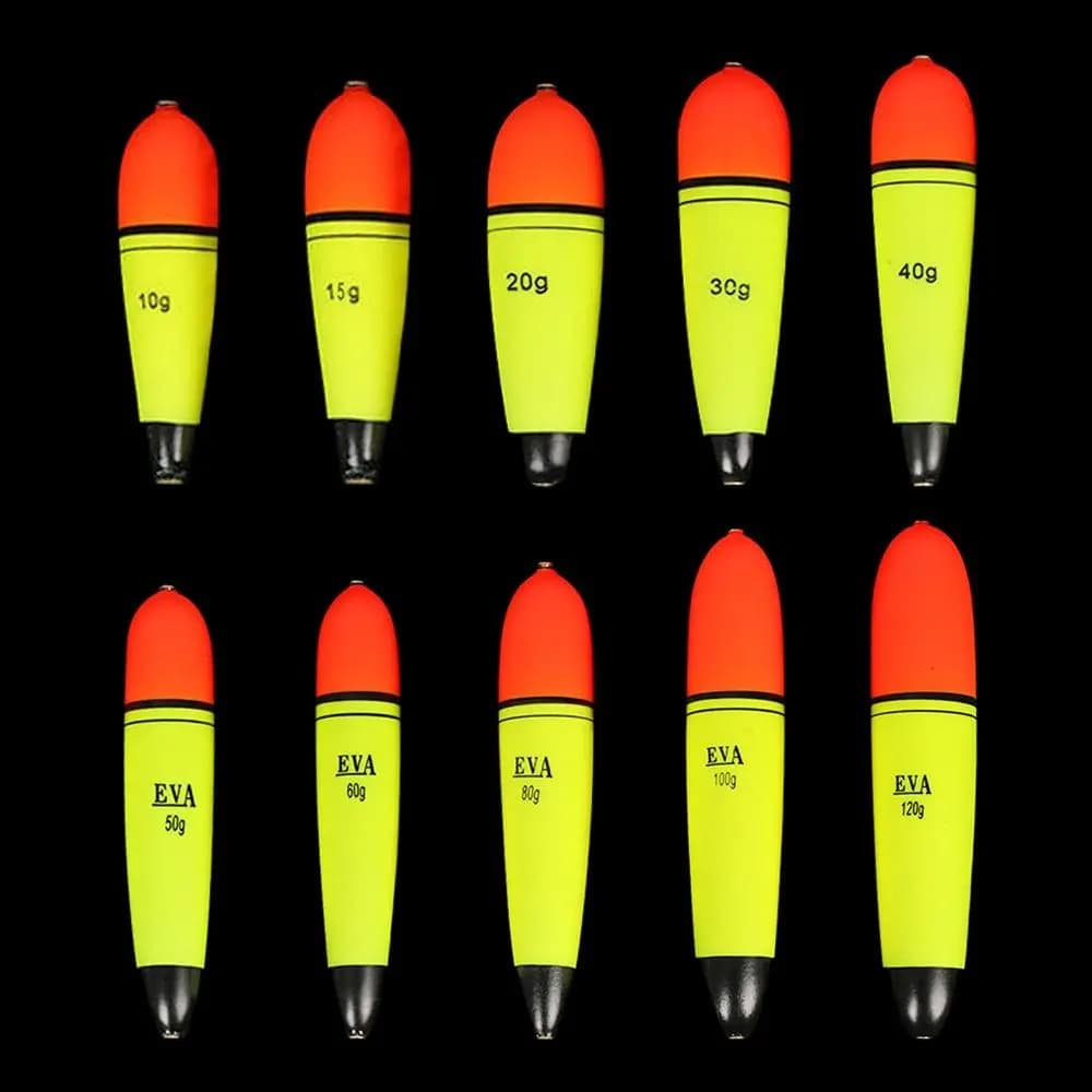 Flotteur de pêche EVA pour surfcasting et pêche aux leurres, flottabilité permanente et longue portée
