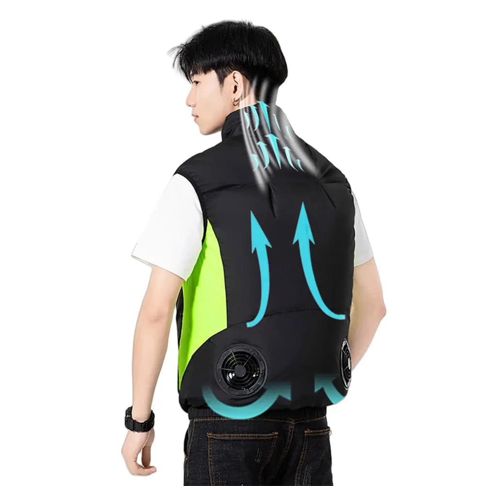 Veste Rafraîchissante Homme Femme pour Travail à Haute Température et Pêche en Été