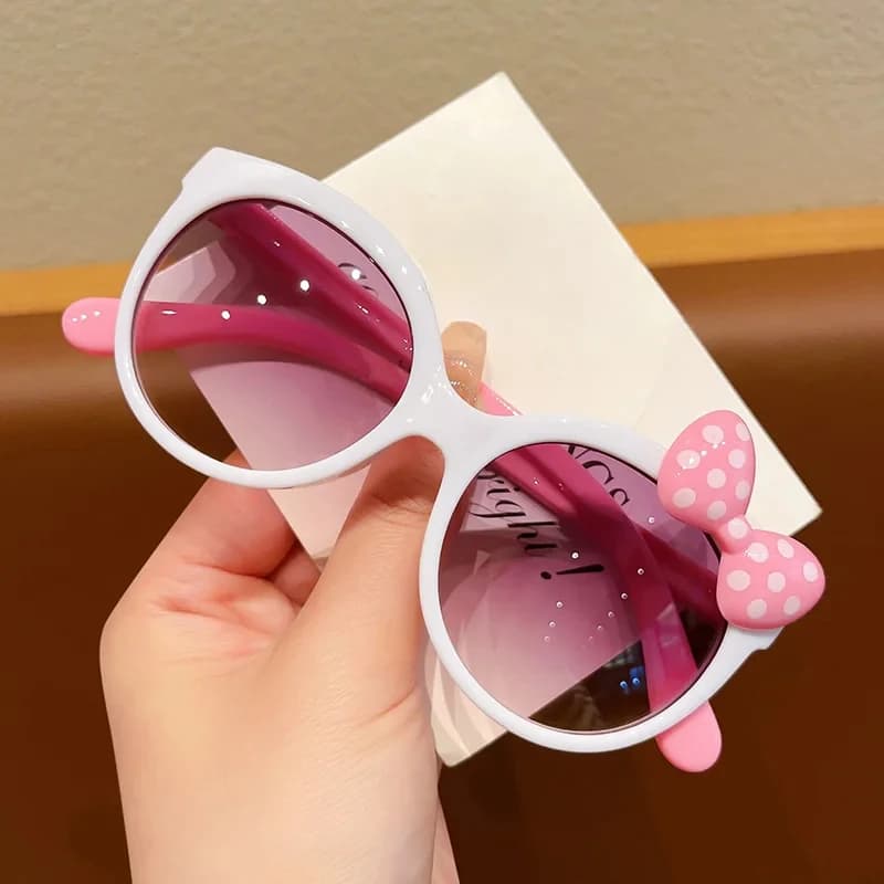 Lunettes de soleil nuit décor arc enfants 1-2PCS pour pêche familiale et vacances estivales