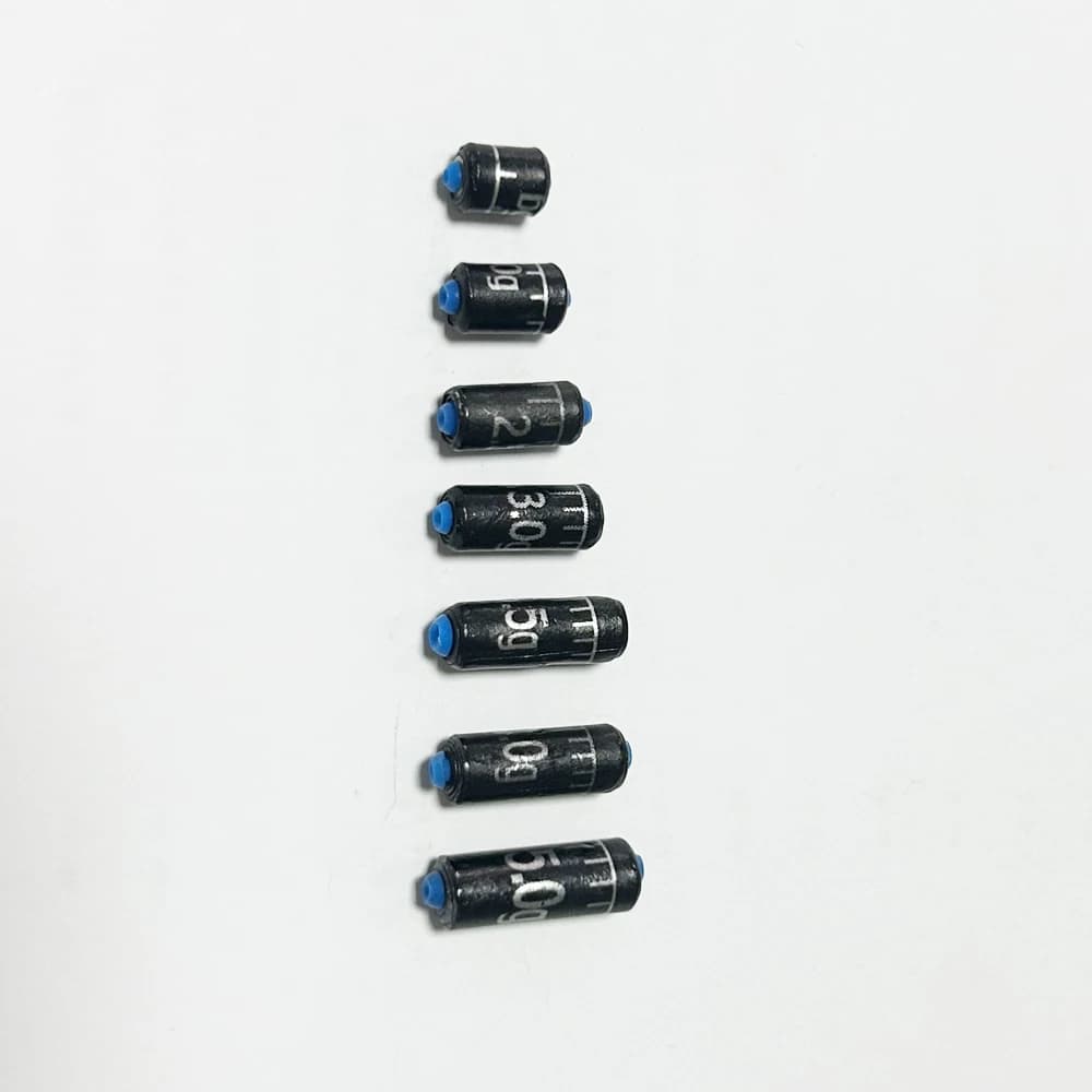 Kit plombs pêche 25 pièces 1.5g-5.0g plombs rapides règle accessoires leurres