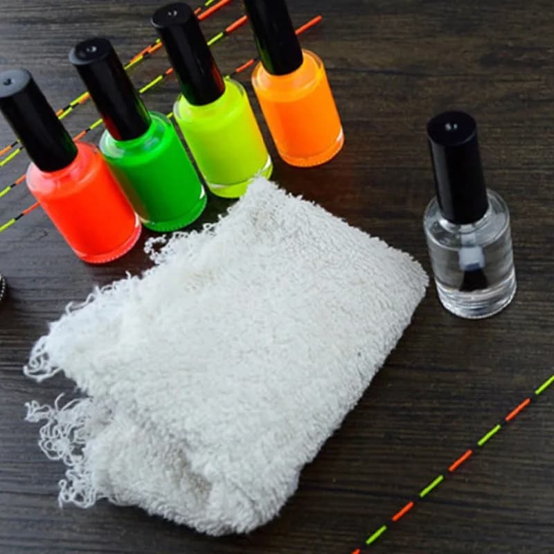 Peinture fluorescente pour flotteurs de pêche réparation rapide outil DIY amorce