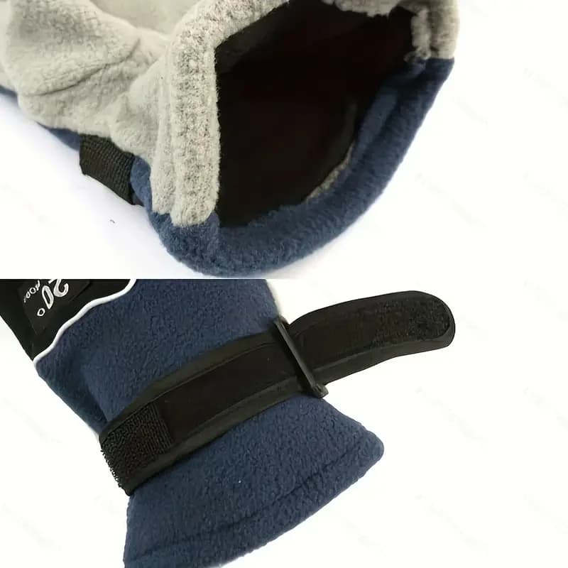 Gants polaire pleine main unisexe hiver - Chauffants anti-vent pour pêche, ski et équitation