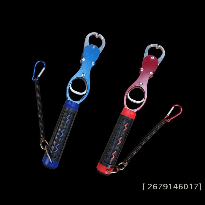 Pince à lèvres pour pêche portable en alliage d'aluminium avec balance - Accessoire pêche précis