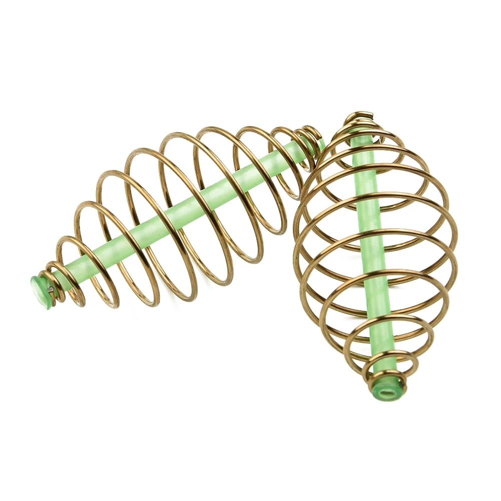 10 pièces feeder printemps pour pêche carpe 2-5.5cm cage appât eau douce salée accessoire