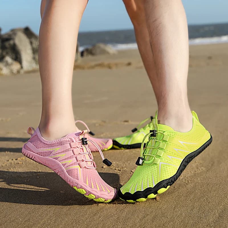 Chaussures aquatiques cinq doigts séchage rapide homme femme pêche plage natation randonnée aquatique