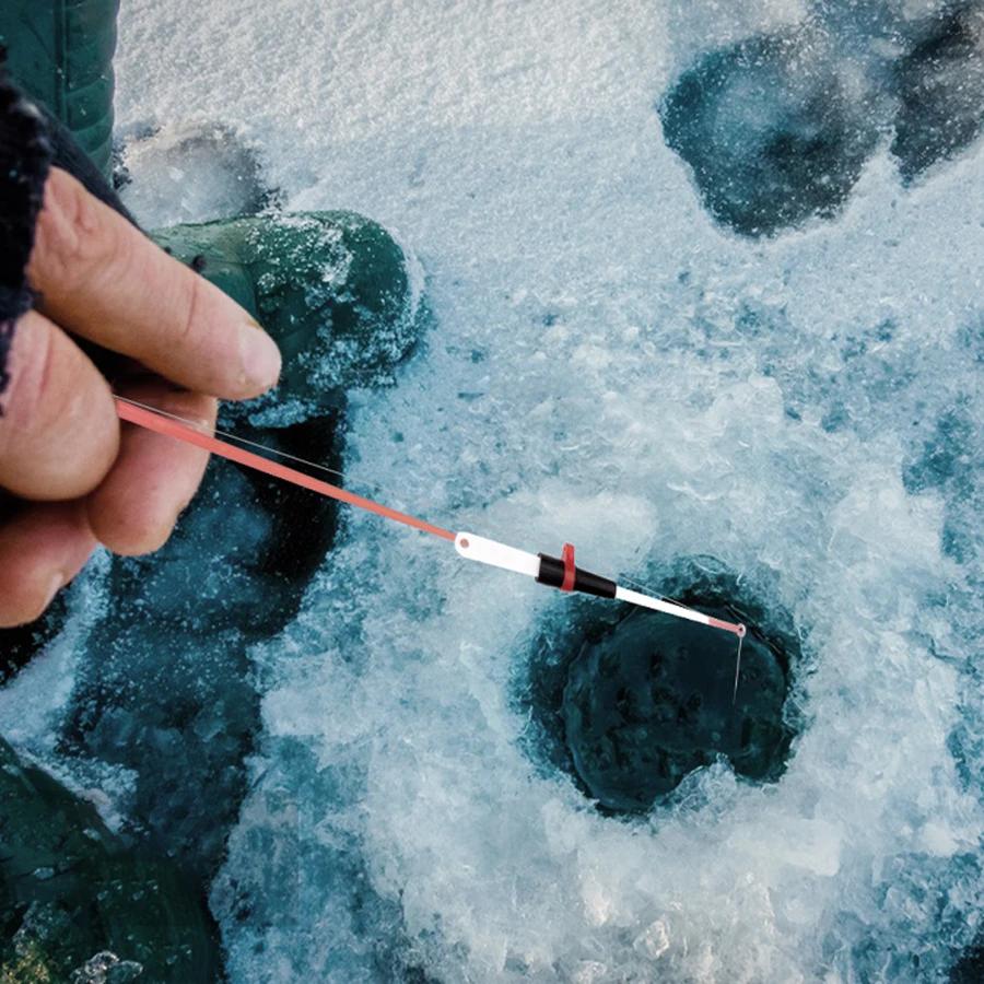 Canne à pêche glace FISH KING portable pour pêche hivernale avec moulinet spinning