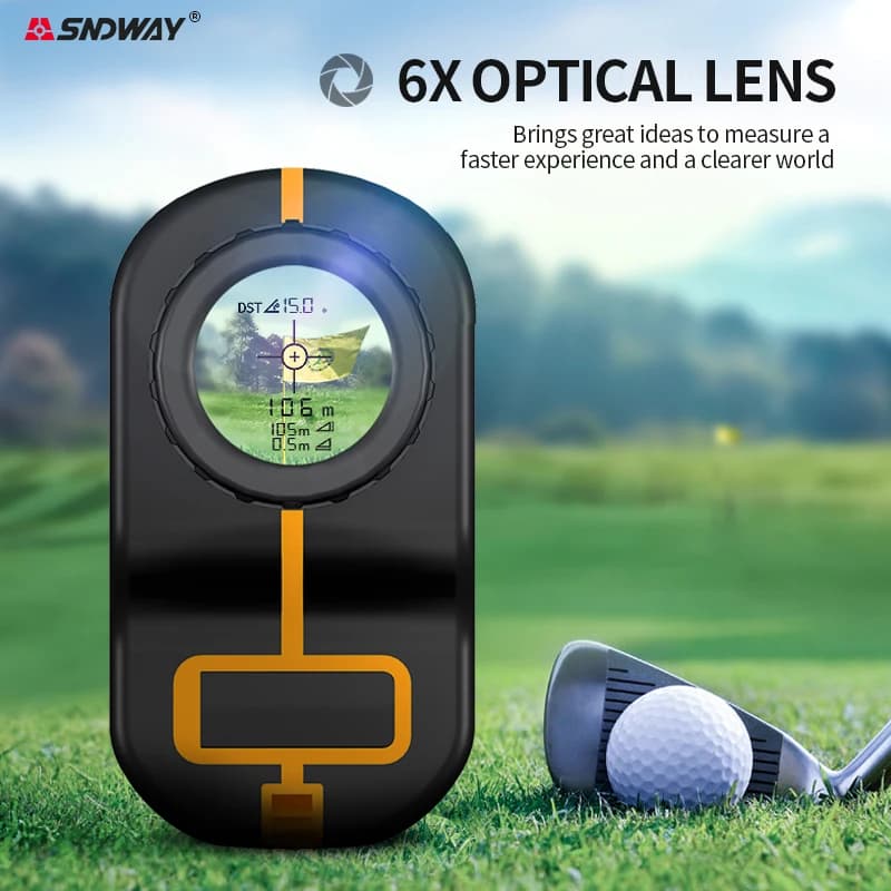 Télémètre laser SNDWAY télescopique 600M à 1500M pour chasse et pêche - Monoculaire