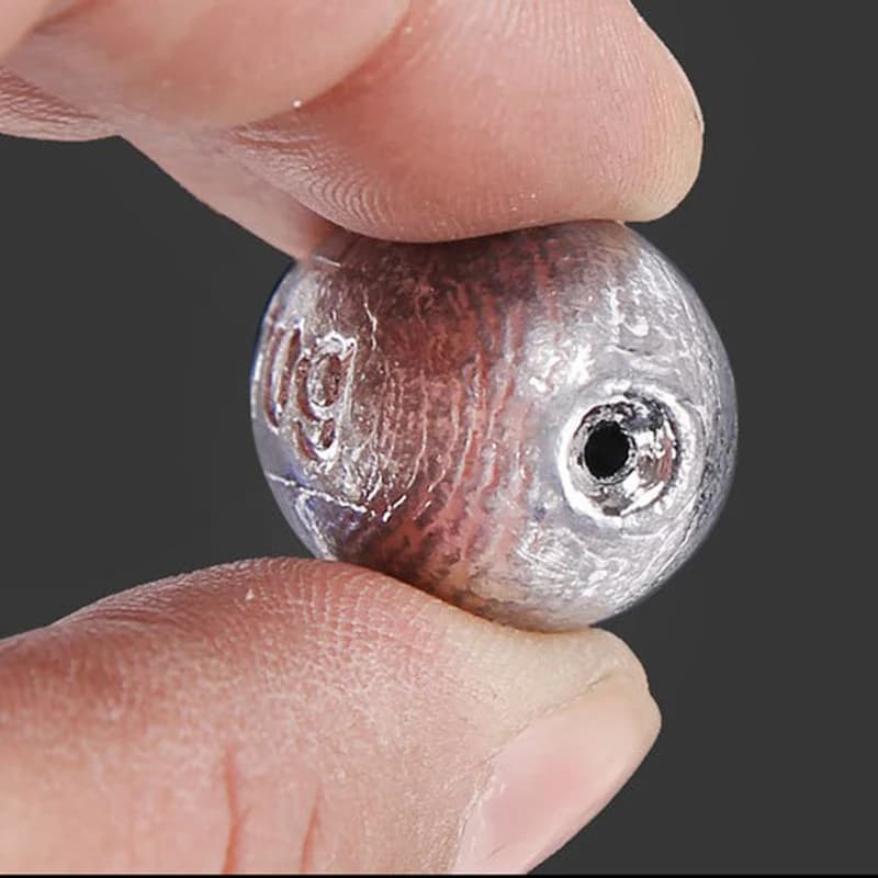 Kit 5 pièces outils de pêche en plomb en forme d'olive pour pêche à la bombe et équipement rapide